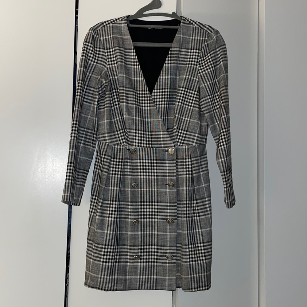 Zara - plaid mini dress